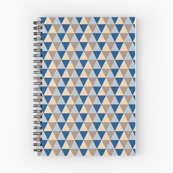 Item preview, Minimal geometric ornament with triangles in classic blue color palette designed and sold by acidmit.
