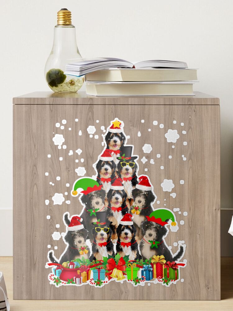 Bernedoodle Tree Funny Dog Lover Xmas Gifts for Christmas present Fleece  Blanket by Freddp Karle - Pixels