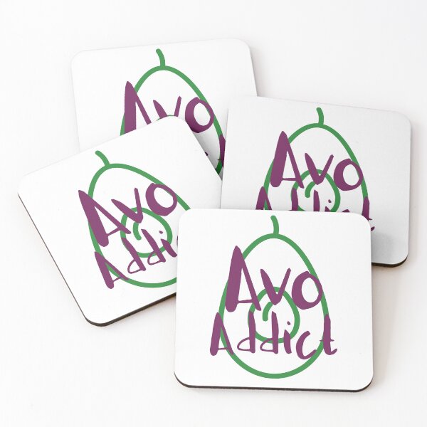 Item preview, Veganuary Avocado Addict Purple Green designed and sold by Sunny Collections.