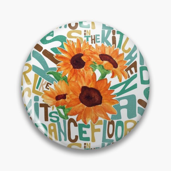 Item preview, Kiss in the kitchen like it’s a dancefloor – Yellow Sunflowers designed and sold by Parydish.