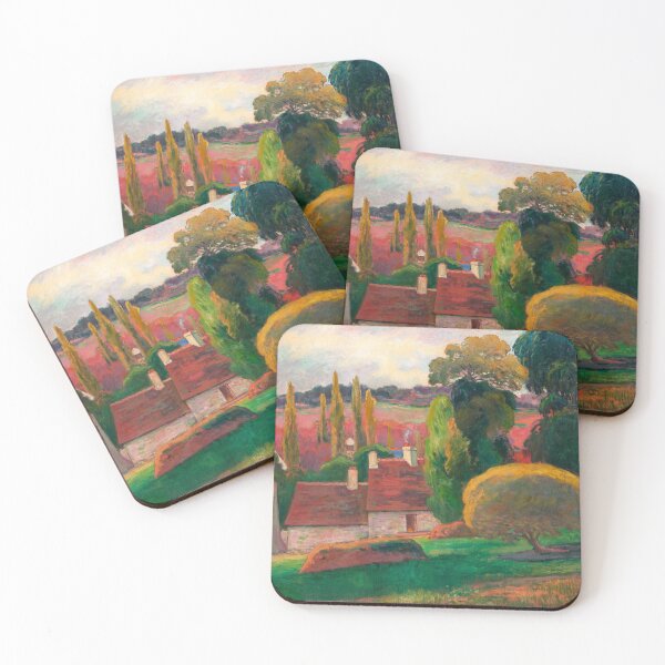 Item preview, A Farm in Brittany (ca. 1894) by Paul Gauguin. designed and sold by SFTStudio.