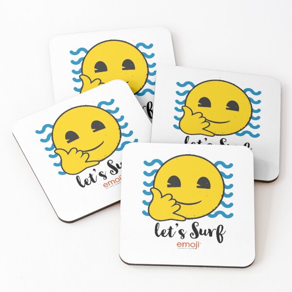 Item preview, EMOJI - LET'S SURF - EMOJI - FUN - COOL - HAPPY  designed and sold by Tropical Blood.