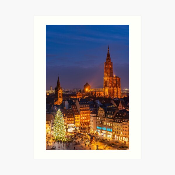 Noël à Strasbourg Impression artistique
