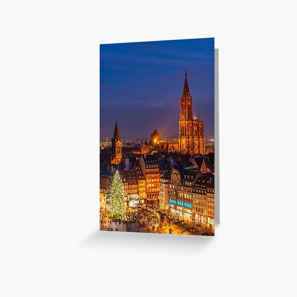 Noël à Strasbourg Carte de vœux