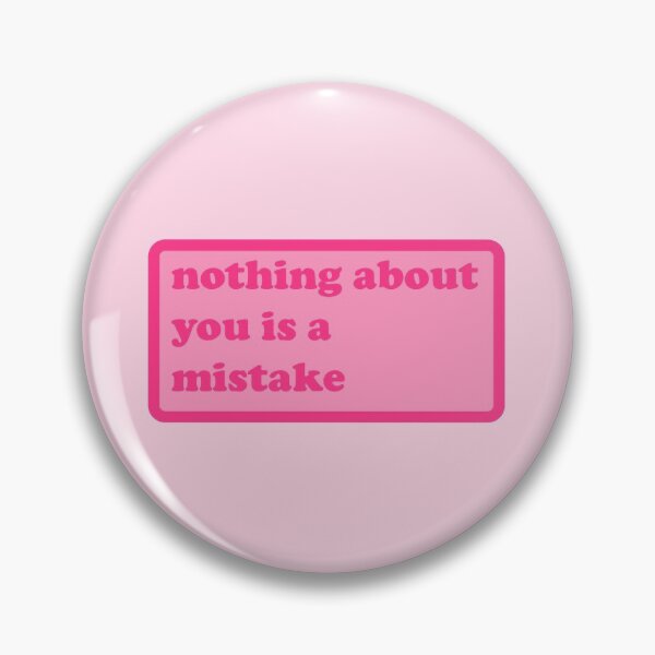 Item preview, nothing about you is a mistake - y2k motivational quote designed and sold by elizastreet.