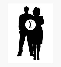 Skully and Mulder Photographic Print