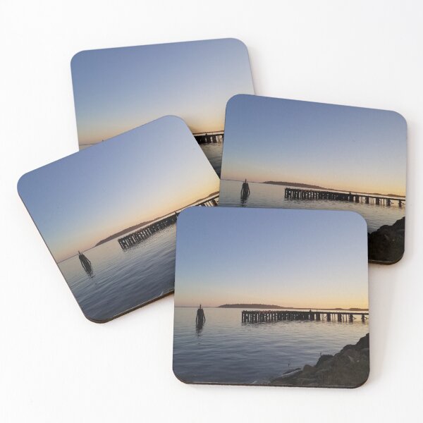 Item preview, Dock on the Oregon Coast at Sunset designed and sold by CurrentlyJess.