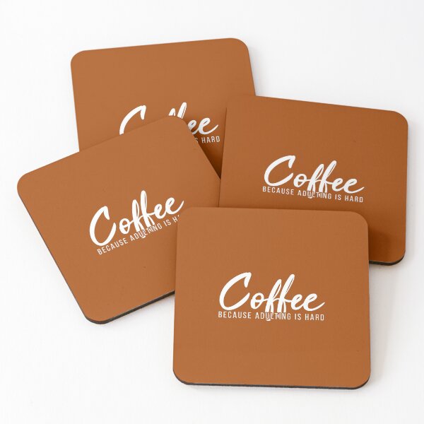 Item preview, coffee because adulting is hard designed and sold by KMIKBAL7.