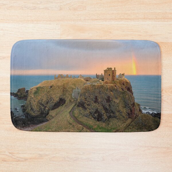Item preview, Dunnottar Castle Sunset Rainbow designed and sold by Grant Glendinning.