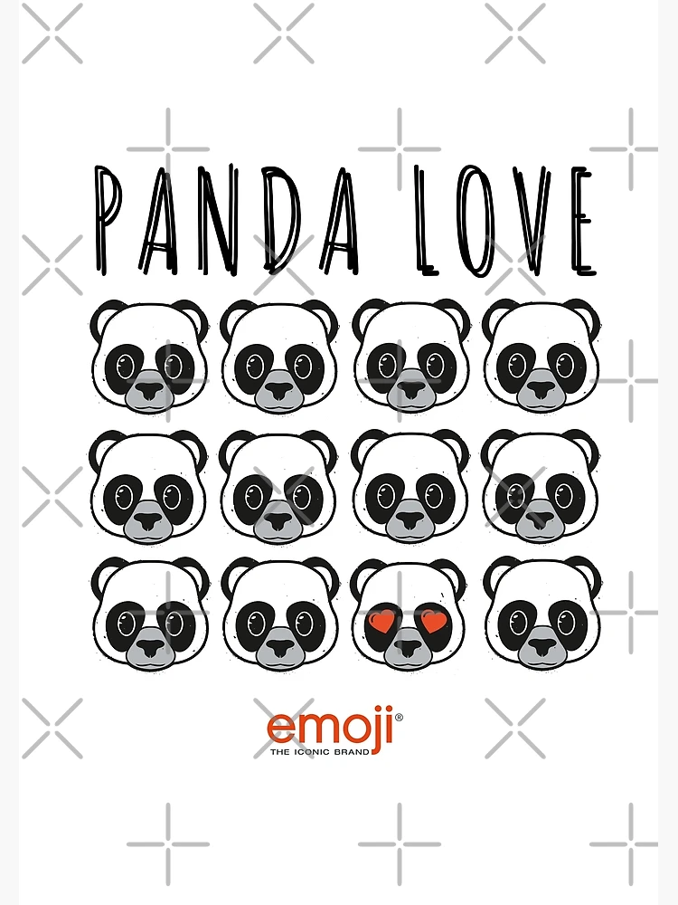 PANDA LOVE - EMOJI - PANDAS - PANDAS - PANDA LOVERS 