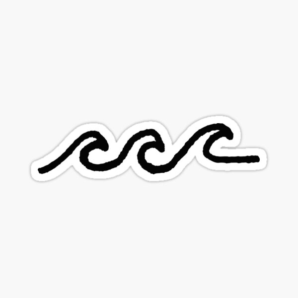Waves Sticker