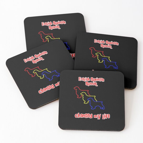 Item preview, English Springer Spaniel Changed my Life - Dog Art dogs Silhouette - pet designed and sold by Coolstuff4you71.