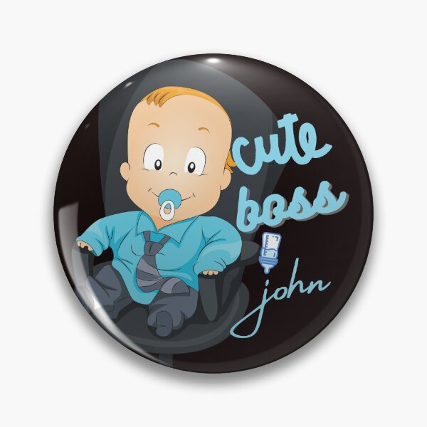 Item preview, Cute boss John designed and sold by mahmoudtala.