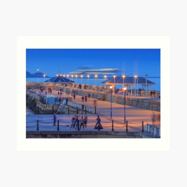 The East Pier, Dun Laoghaire Harbour Art Print