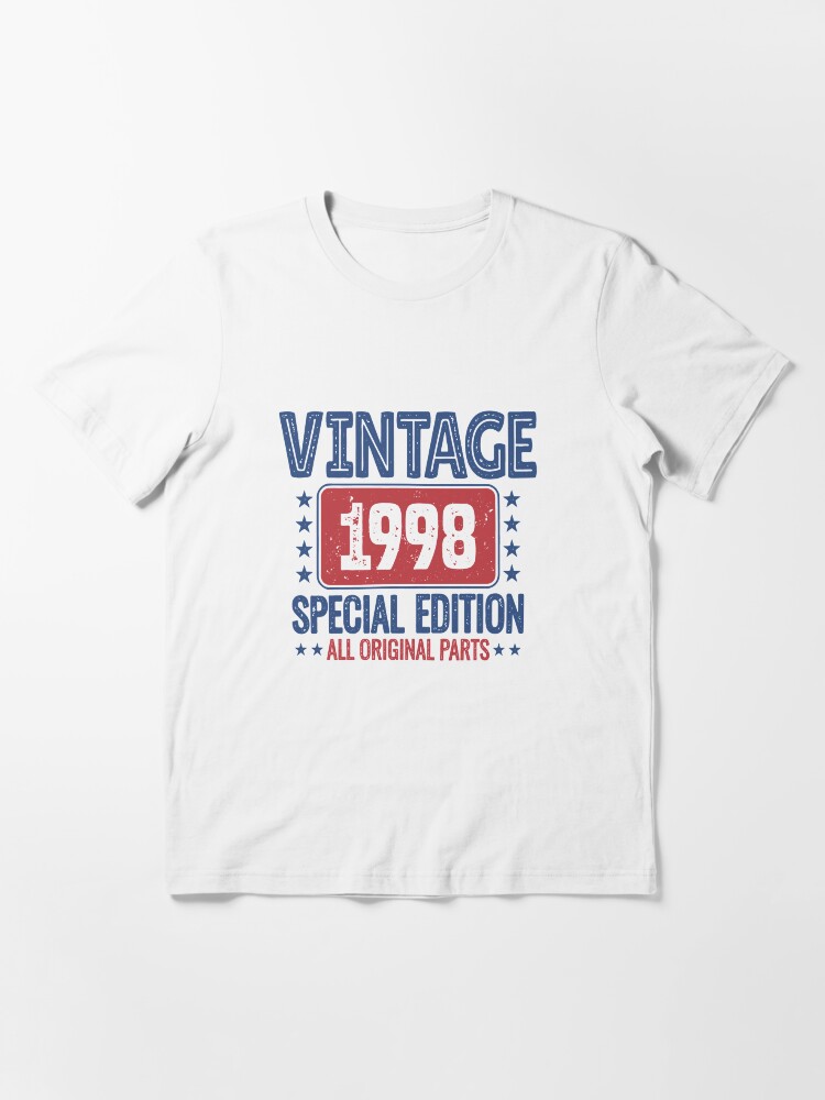 Classic 1998 Shirt Her All Original Parts Vintage 1998 Birthday Shirt 23Th Birthday Shirts 23Th Birthday Gifts Shirt Gifts For Him