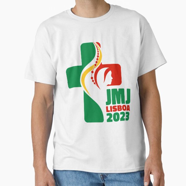 Artikel-Vorschau von JWJ Jornada Mundial de la Juventude Lisboa 2023 offizielles Logo, designt und verkauft von superpixus.