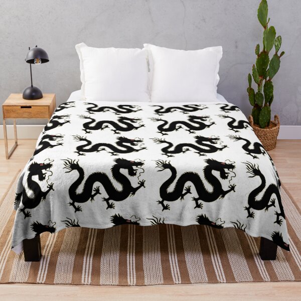 Item preview, Chinese Dragon Black Gold designed and sold by karwilberevivalcollection.