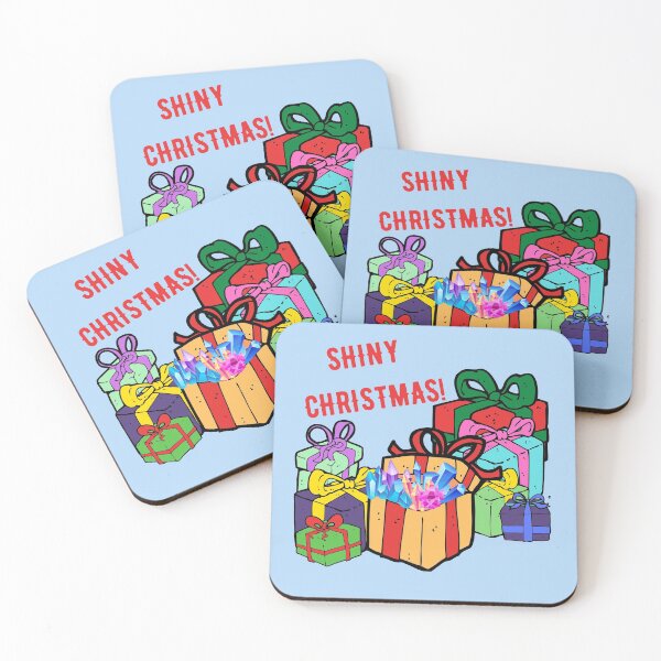 Item preview, Shiny Christmas Crystal Presents (red) / pastel blue designed and sold by awesomecrystals.