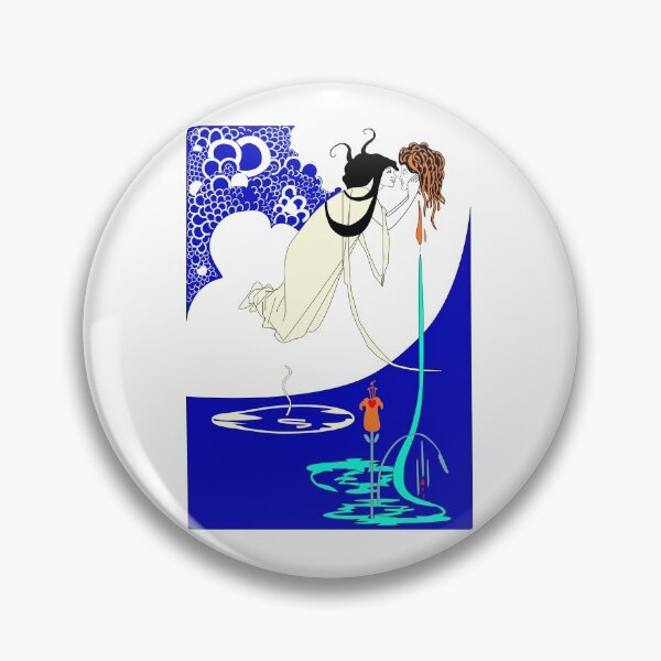 Item preview, Tribute illustration to Aubrey Beardsley designed and sold by Gina  Renehan.