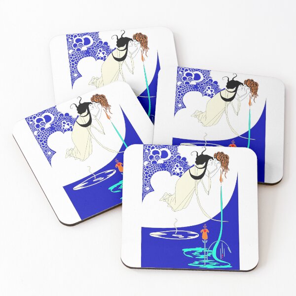Item preview, Tribute illustration to Aubrey Beardsley designed and sold by Gina  Renehan.