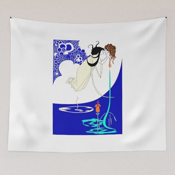 Item preview, Tribute illustration to Aubrey Beardsley designed and sold by Gina  Renehan.