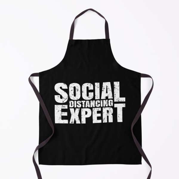 Item preview, social distancing expert, social distancing 2021, funny social distancing quotes, anti social, anti social 2021  designed and sold by T-DESIGNEDZ.