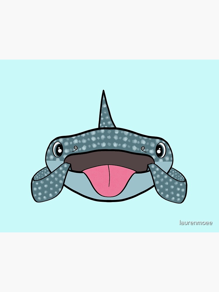 Whale Shark Sticking Tongue Out Art Board Print for Sale by