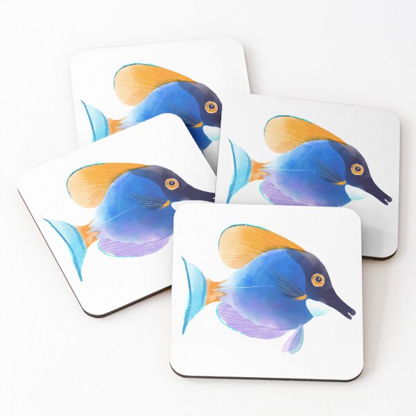Item preview, Watercolor of Powdered Blue Tang  designed and sold by TrevorIrvin.