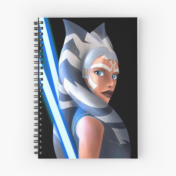 Aperçu de l'œuvre Ahsoka avec style peint Sabres créée et vendue par Studio-A.