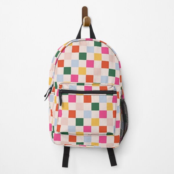 Preppy Aesthetic Mini Cute Fresh Checkered Backpack Plaid backpack