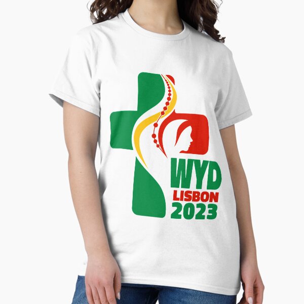 Aperçu de l'œuvre Logo officiel des JMJ Journées Mondiales de la Jeunesse Lisbonne 2023 créée et vendue par superpixus.