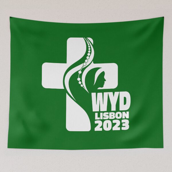 Item preview, WYD World Youth Day Lisbon 2023 official logo green designed and sold by superpixus.