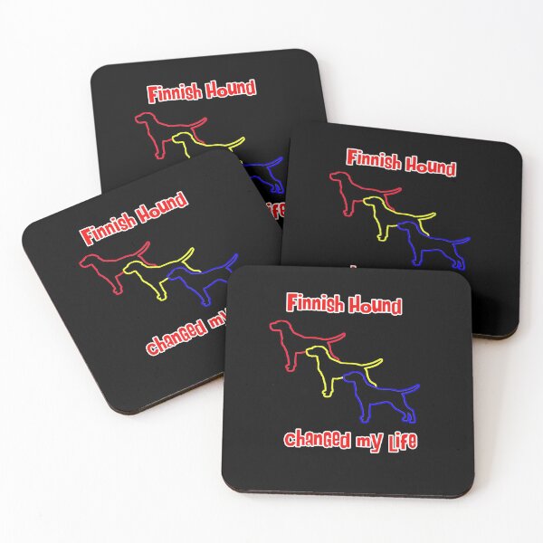 Item preview, Finnish Hound Changed my Life - Dog Art dogs Silhouette - pet designed and sold by Coolstuff4you71.