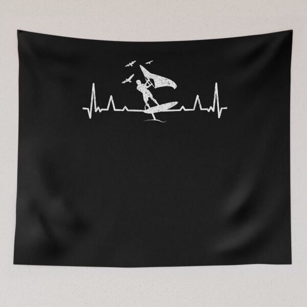 Item preview, Wing Foiling Heartbeat for surfer designed and sold by Grimbart.