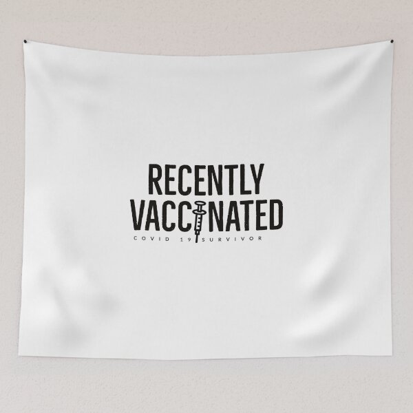 Item preview, COVID 19 - RECENTLY VACCINATED - COVID SURVIVOR - VACCINATE  designed and sold by Tropical Blood.