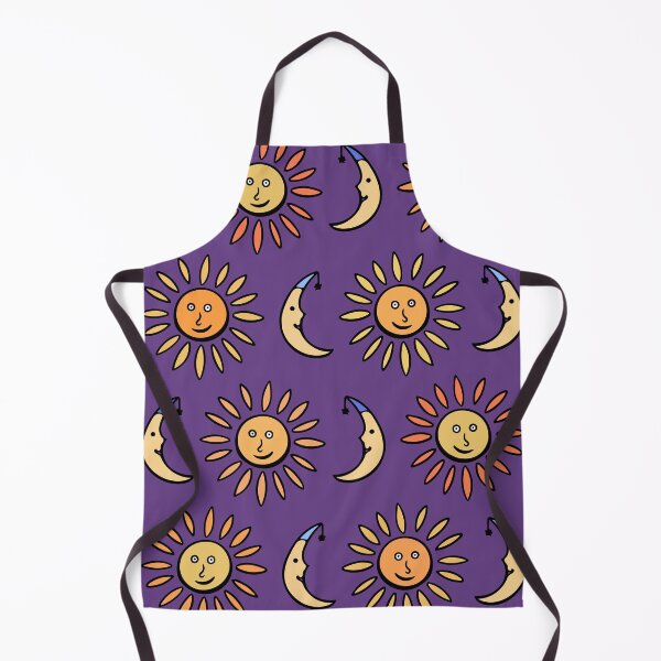 Item preview, Cute Sun and Moon Pattern (purple) designed and sold by Davey's Designs.