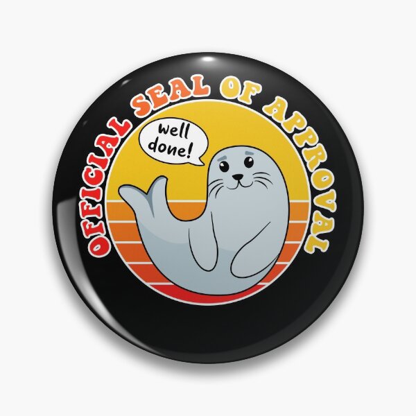 Item preview, Seal of Approval - Cute baby seal  designed and sold by Happy Puppy Print On Demand.