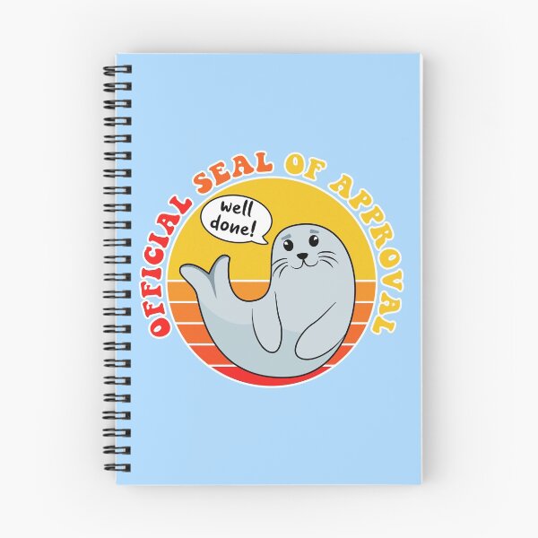 Item preview, Seal of Approval - Cute baby seal  designed and sold by Happy Puppy Print On Demand.
