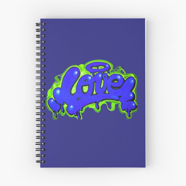 Item preview, Love Graffiti Blue  designed and sold by Awesomeness Store.