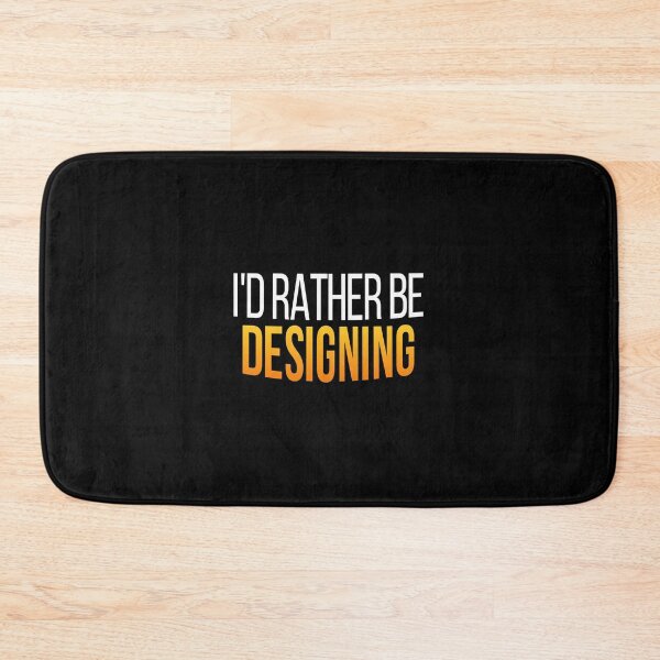 Item preview, I'd Rather Be Designing, Graphic Design Freelancer Gift designed and sold by Vitrina ⭐⭐⭐⭐⭐.