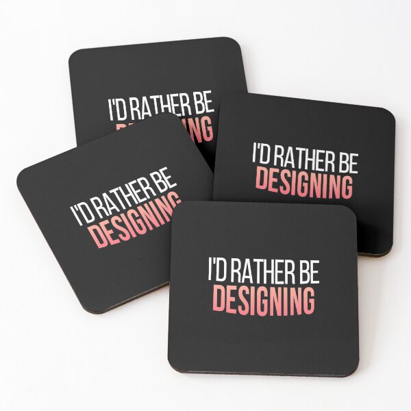 Item preview, I'd Rather Be Designing,  Cool Gift For Designers And Creatives designed and sold by Vitrina ⭐⭐⭐⭐⭐.