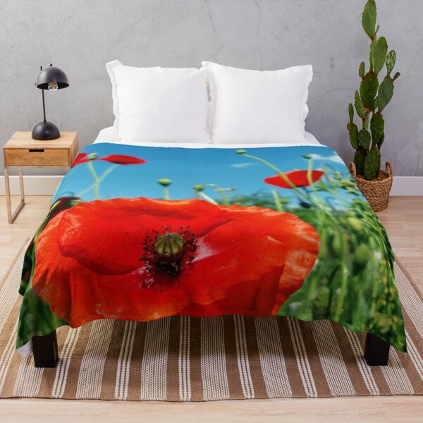 Item preview, Beautiful Red Poppy Flower | Red Flower Photography designed and sold by KristinasPhotos.