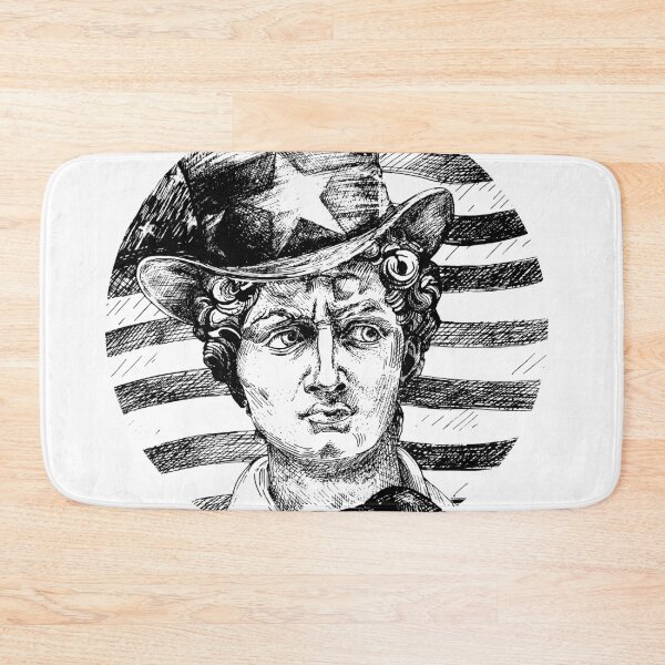 Item preview, David statue and USA attribute designed and sold by CatMadePattern.