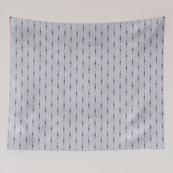 Item preview, An ornate black on grey background design designed and sold by AnnieHochmann.