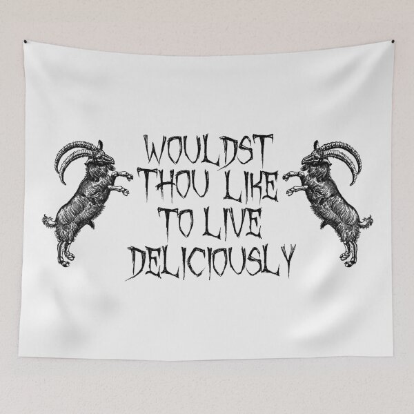 Item preview, Black Phillip: Wouldst Thou Like To Live Deliciously? designed and sold by Suspiria96.