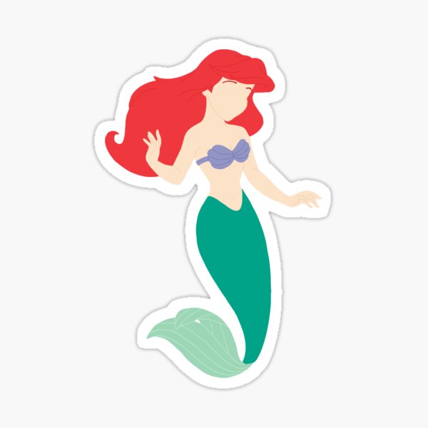 Little Mermaid Shell | Sticker