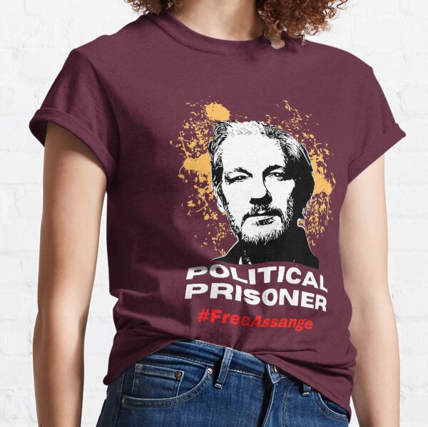 Political prisoner free assange Classic T-Shirt
