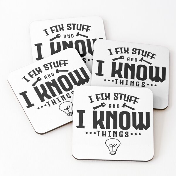 Item preview, I fix stuff and I know things designed and sold by PurrfectCorner.