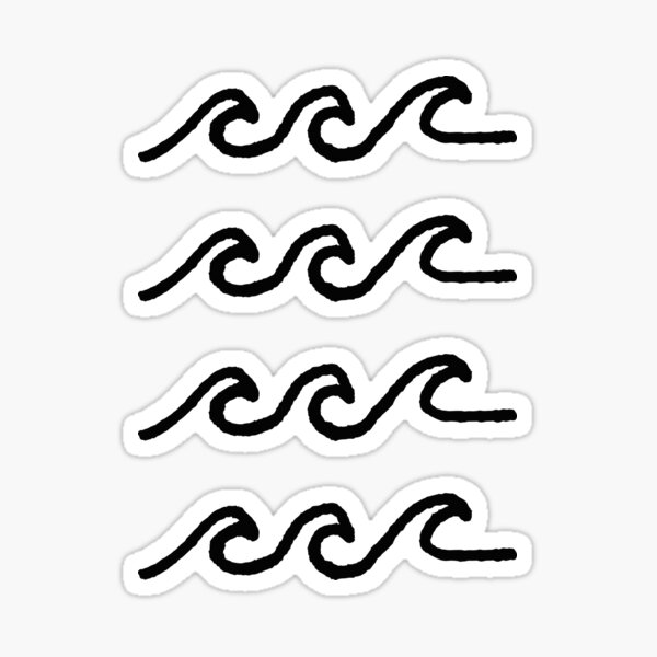 Waves Sticker