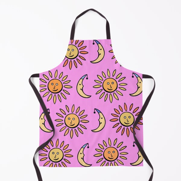 Item preview, Cute Sun and Moon Pattern (pink) designed and sold by Davey's Designs.